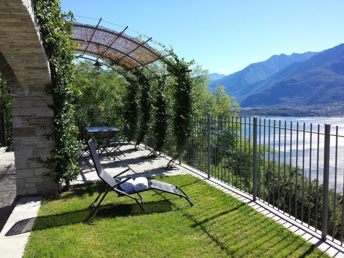 Villa Valuri Vista Magnifica Sul Lago Di Como Appartamento Piano Terra Vercana Εξωτερικό φωτογραφία