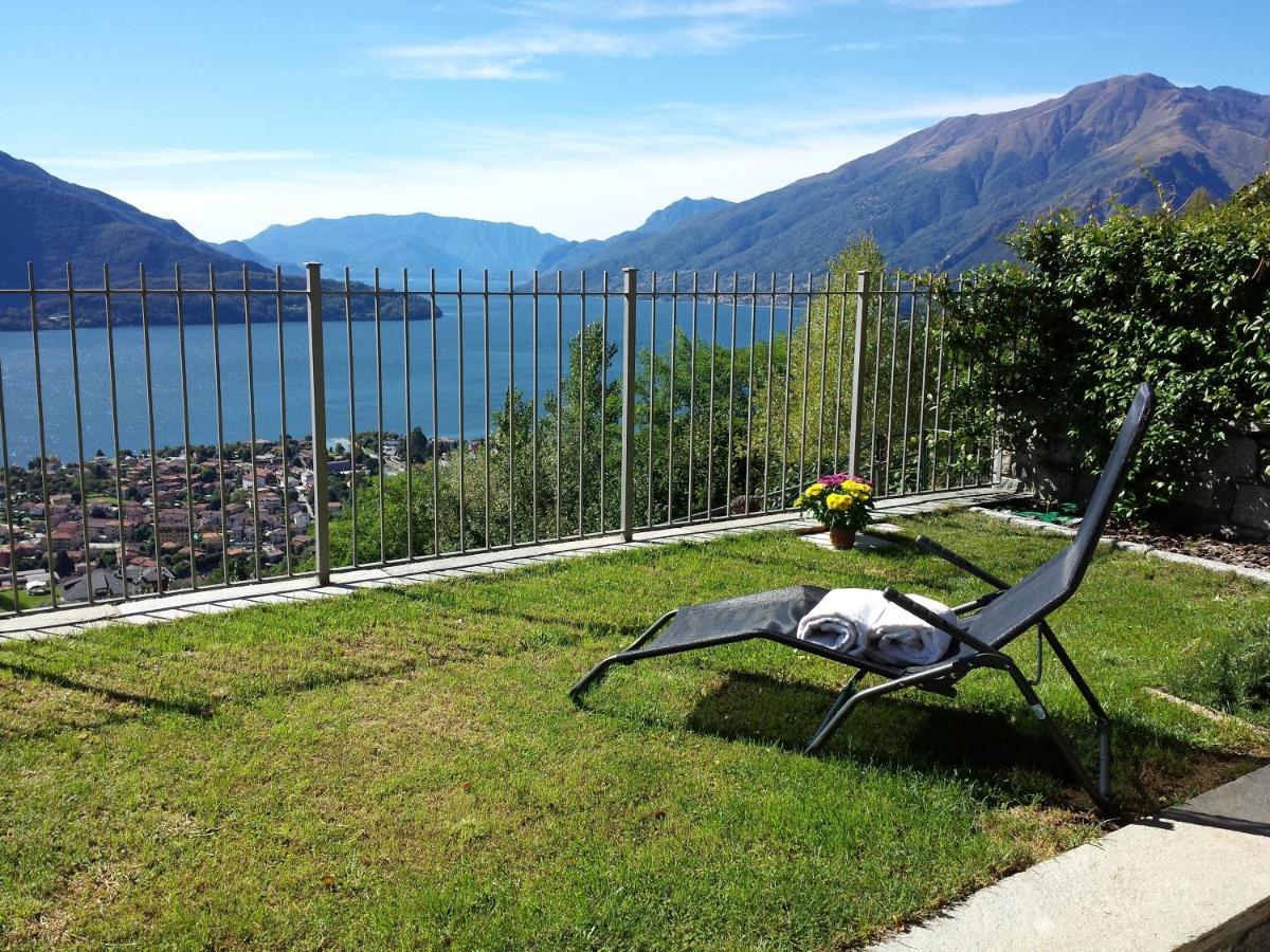 Villa Valuri Vista Magnifica Sul Lago Di Como Appartamento Piano Terra Vercana Εξωτερικό φωτογραφία